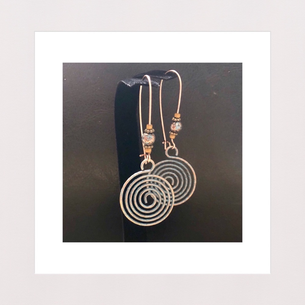 🔴 3 for $25 | Antique Style Spiral Earrings